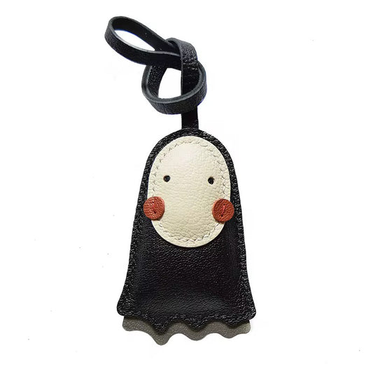 Ghost Genuine Leather Bag Charm